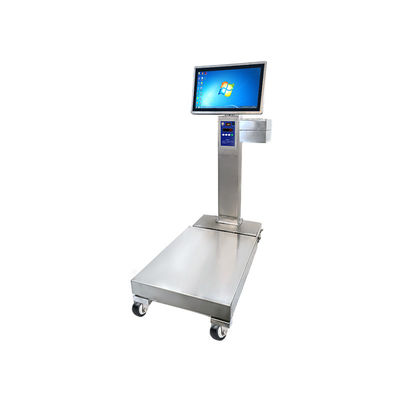 Plateforme d'étiquetage personnalisable avec une capacité de poids de 500 kg et une imprimante thermique de 80 mm