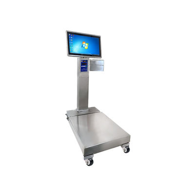 Plateforme d'étiquetage personnalisable avec une capacité de poids de 500 kg et une imprimante thermique de 80 mm