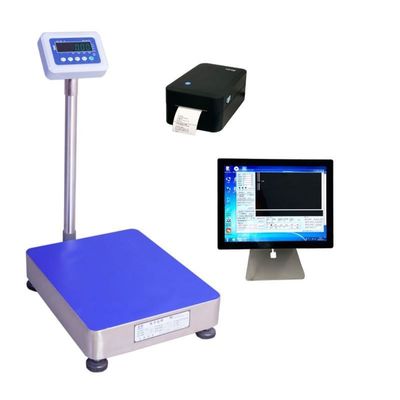 Balance de pesée de plateforme industrielle avec écran LED de 60 kg à 100 kg et portée de 30 à 800 kg
