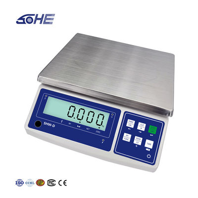 ABS 30KG Affichage LCD personnalisable Plateformes de pesage industriel de précision par SOHE WD