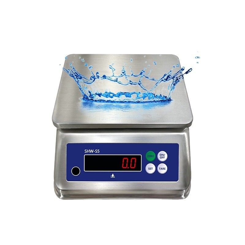 SOHE S5 échelle en acier inoxydable 3 kg avec double écran LED et IP68 étanche