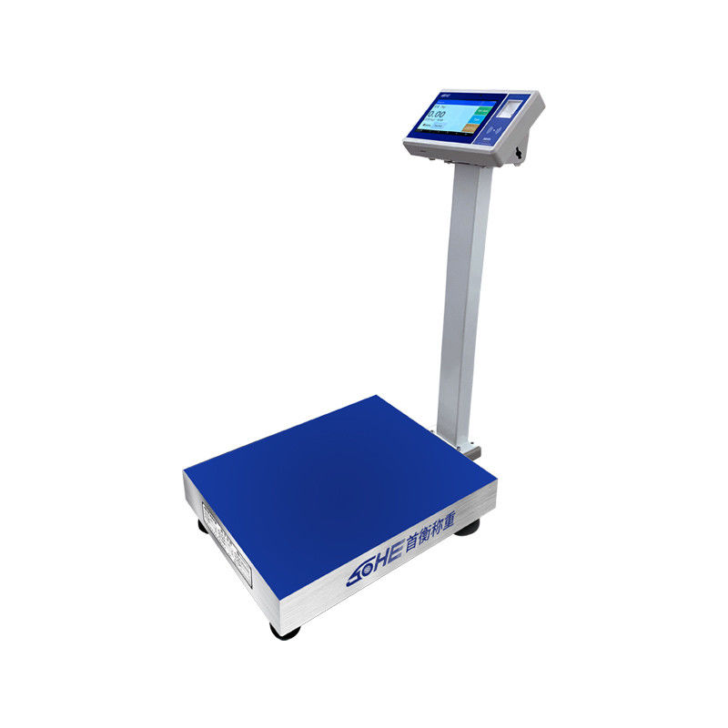 Balance intelligente Android Sohe bleue de 7 pouces avec collecte de cartes ID/IC/RFID et système d'entrée-sortie Internet des objets