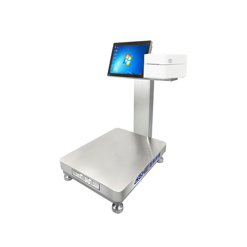 Taille de table de 30 cm * 40 cm Simple étanche échelle intelligente avec batterie intégrée