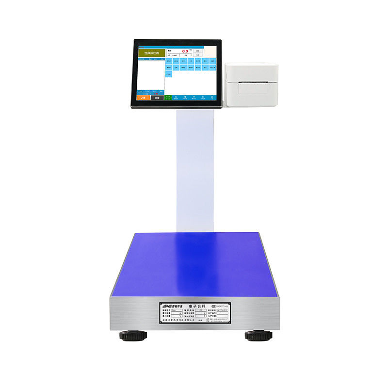 Système d'échelle PC à écran tactile de 12 pouces avec intelligence artificielle et port USB/serveur