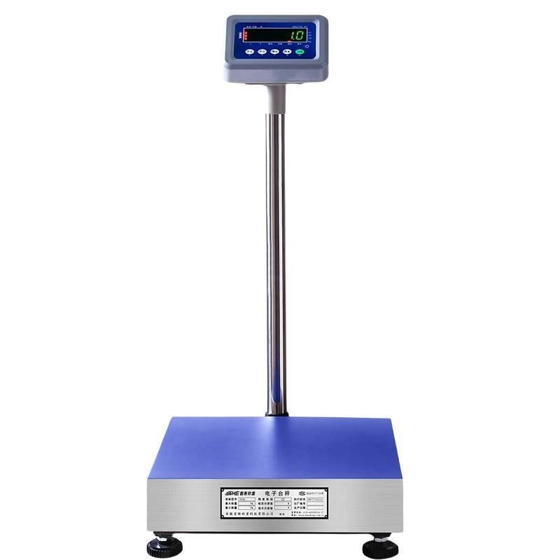 Balance de pesée de plateforme industrielle avec écran LED de 60 kg à 100 kg et portée de 30 à 800 kg